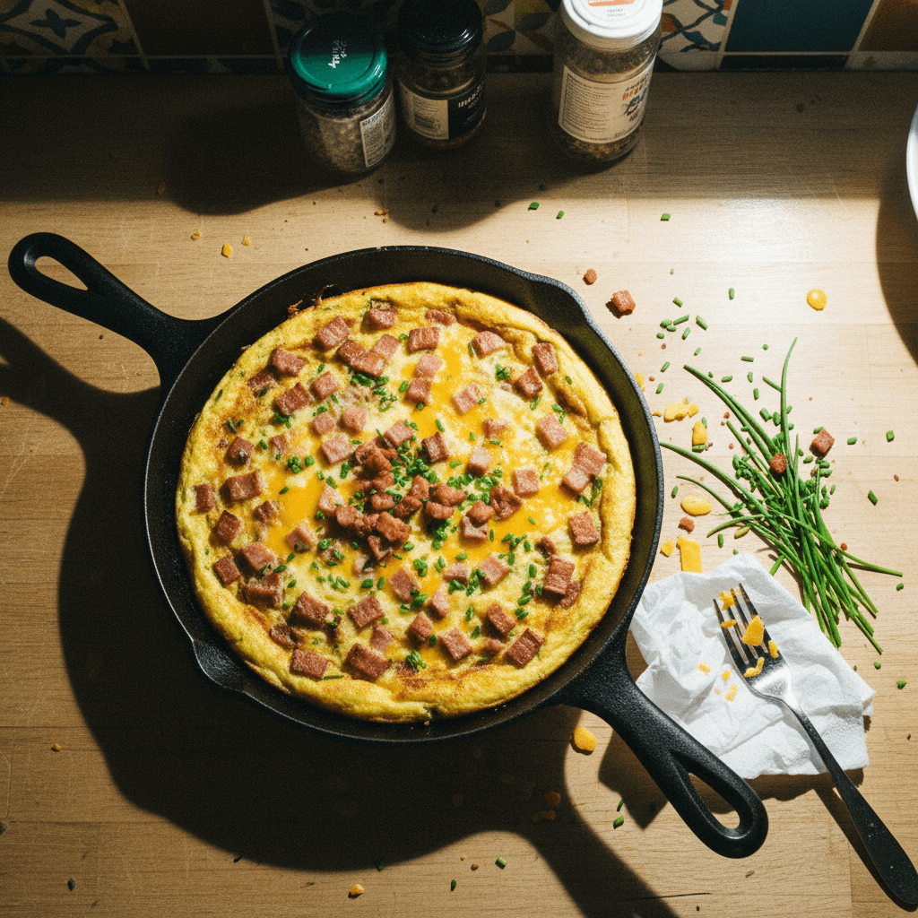 TJ's Pancetta, Chive & Cheddar Frittata