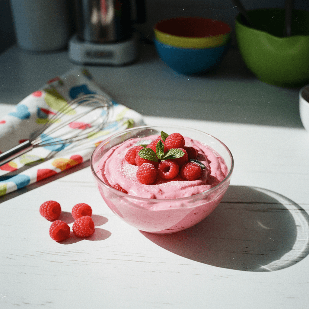 Easy Raspberry Mousse