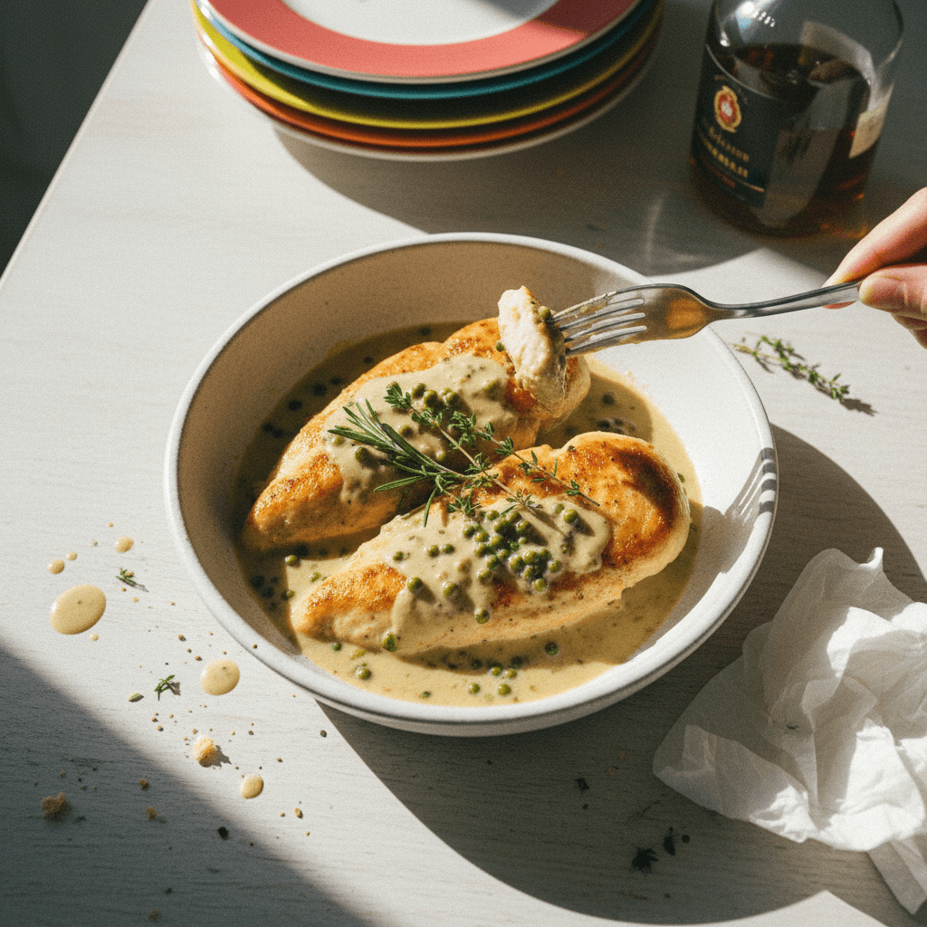 Chicken Au Poivre