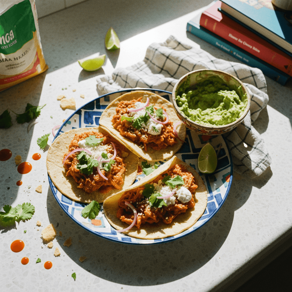 TJ's Chicken Tinga Tacos