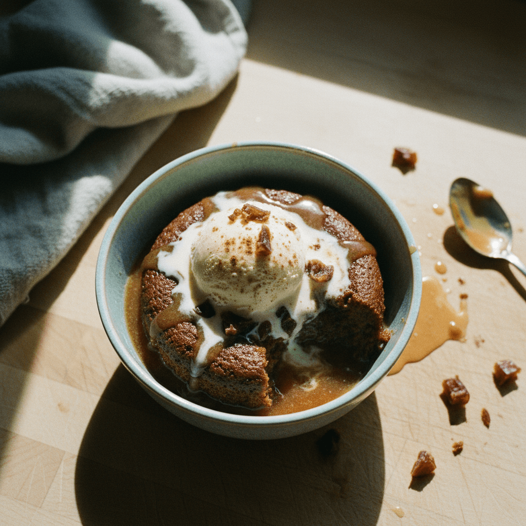 Microwave Sticky Toffee Pudding
