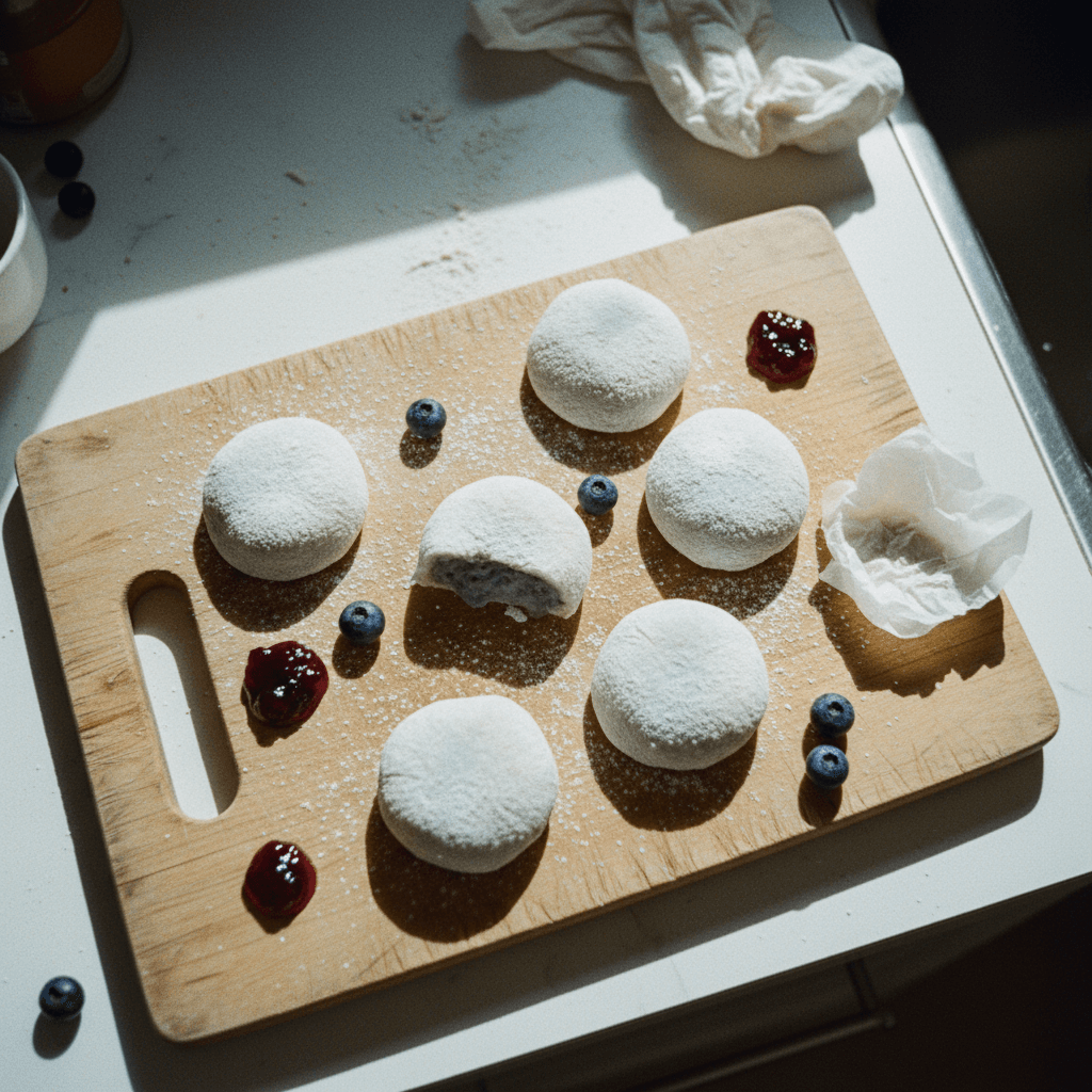 Blueberry Mochi