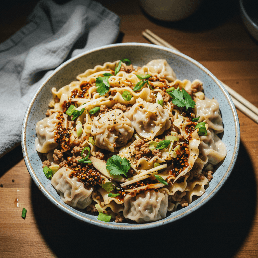 Soup Dumpling Lasagna Bowl