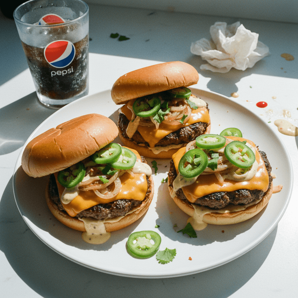 Jalapeño Smash Burgers
