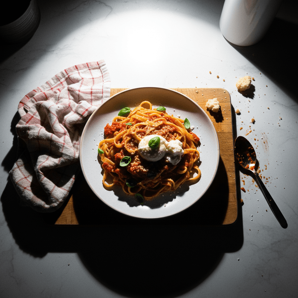 Creamy Tomato Pasta with Spinach