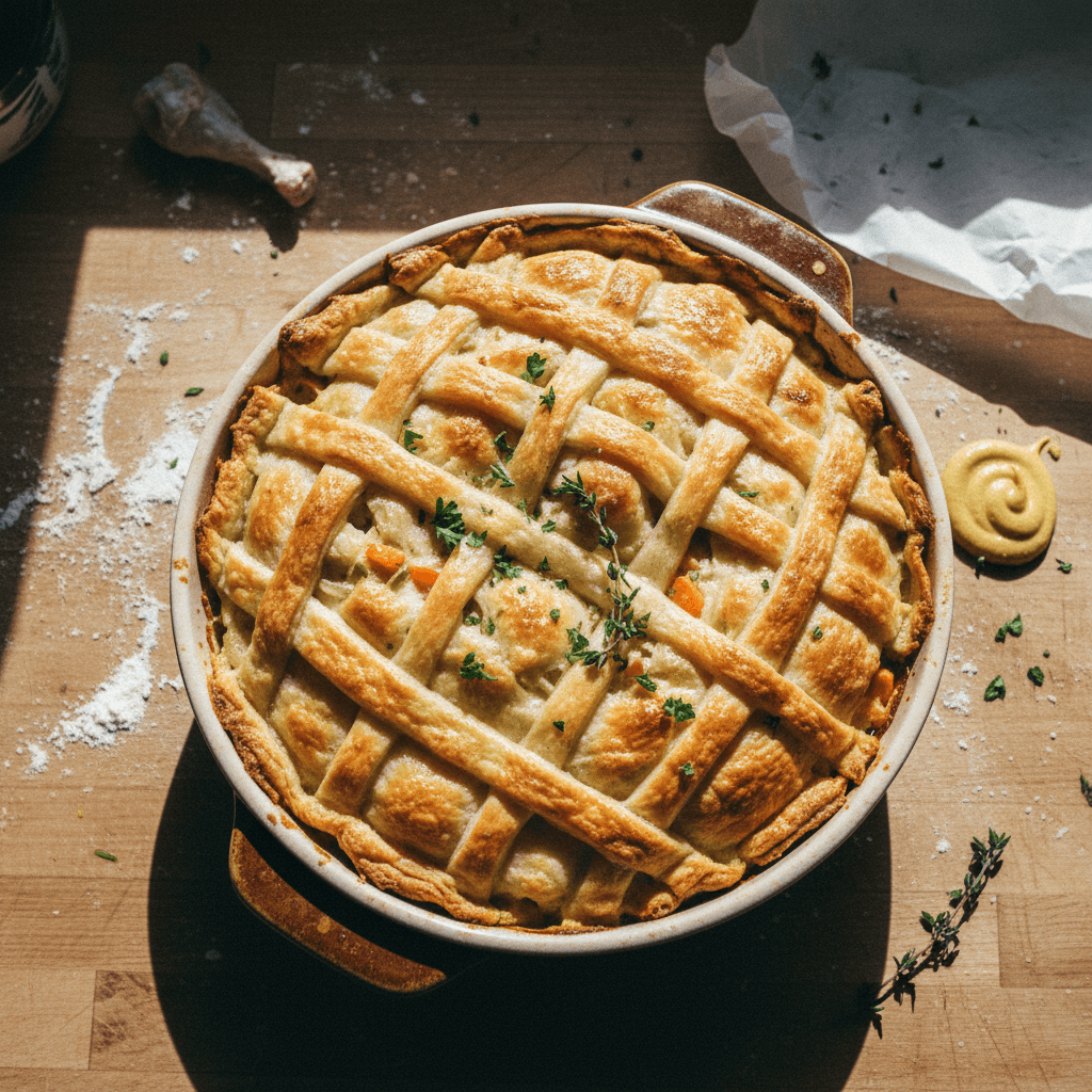Chicken and Leek Pie