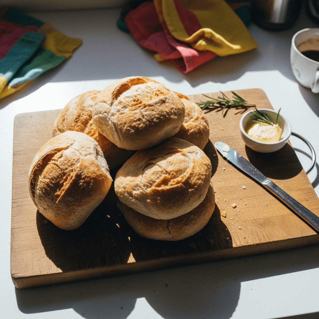 Pão de Sal (Brazilian Salt Bread / French Bread)