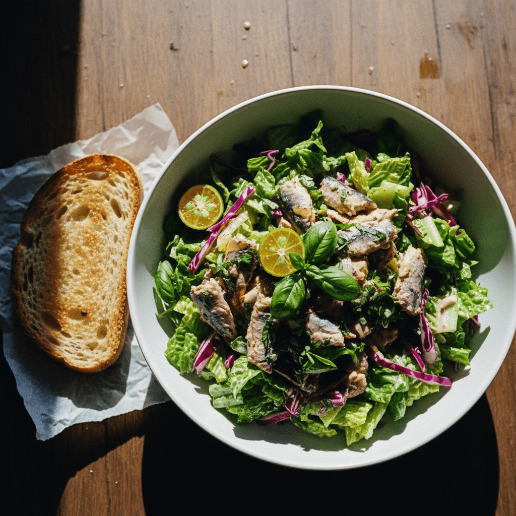 Sardine Chop Salad
