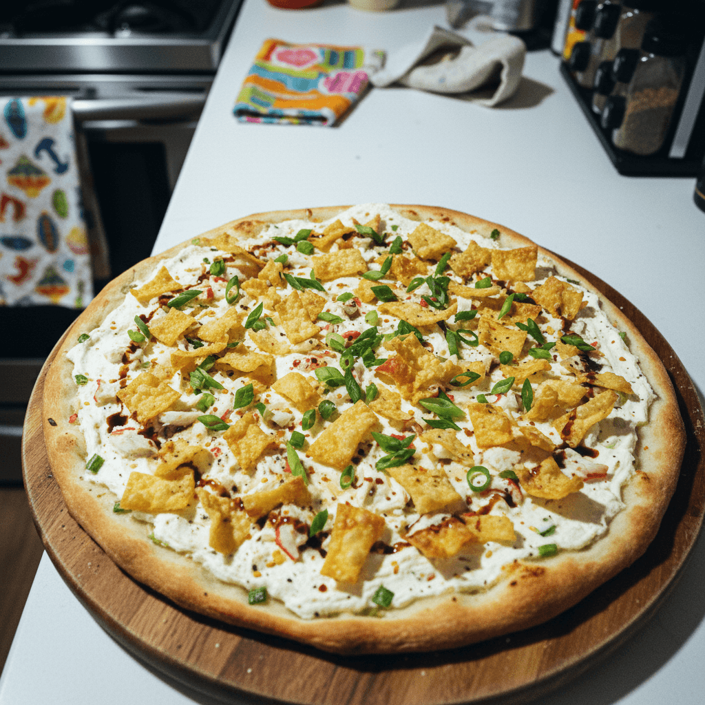 Crab Rangoon Pizza
