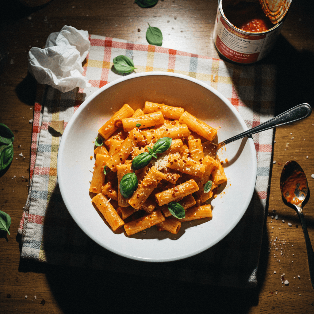 The BEST Spicy Rigatoni