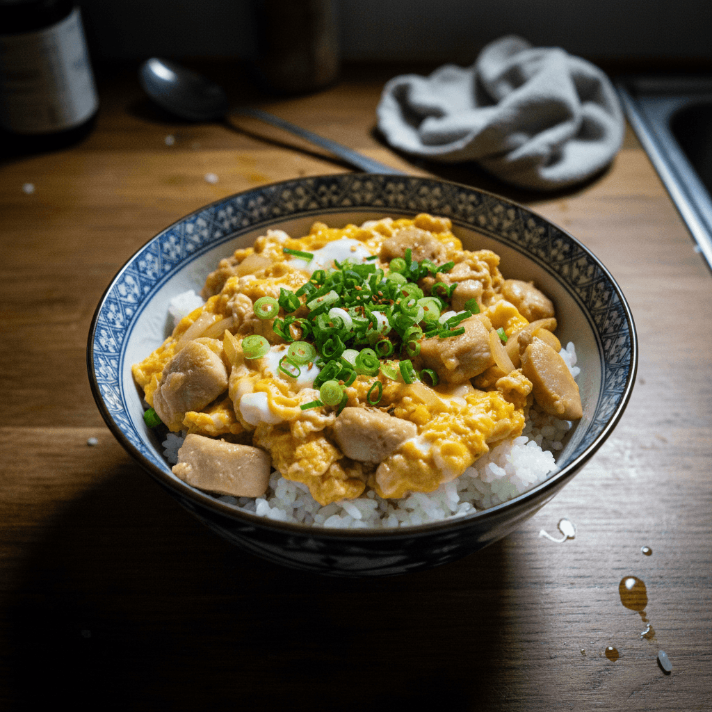 Oyakodon (Classic Japanese Chicken and Egg Rice Bowl)