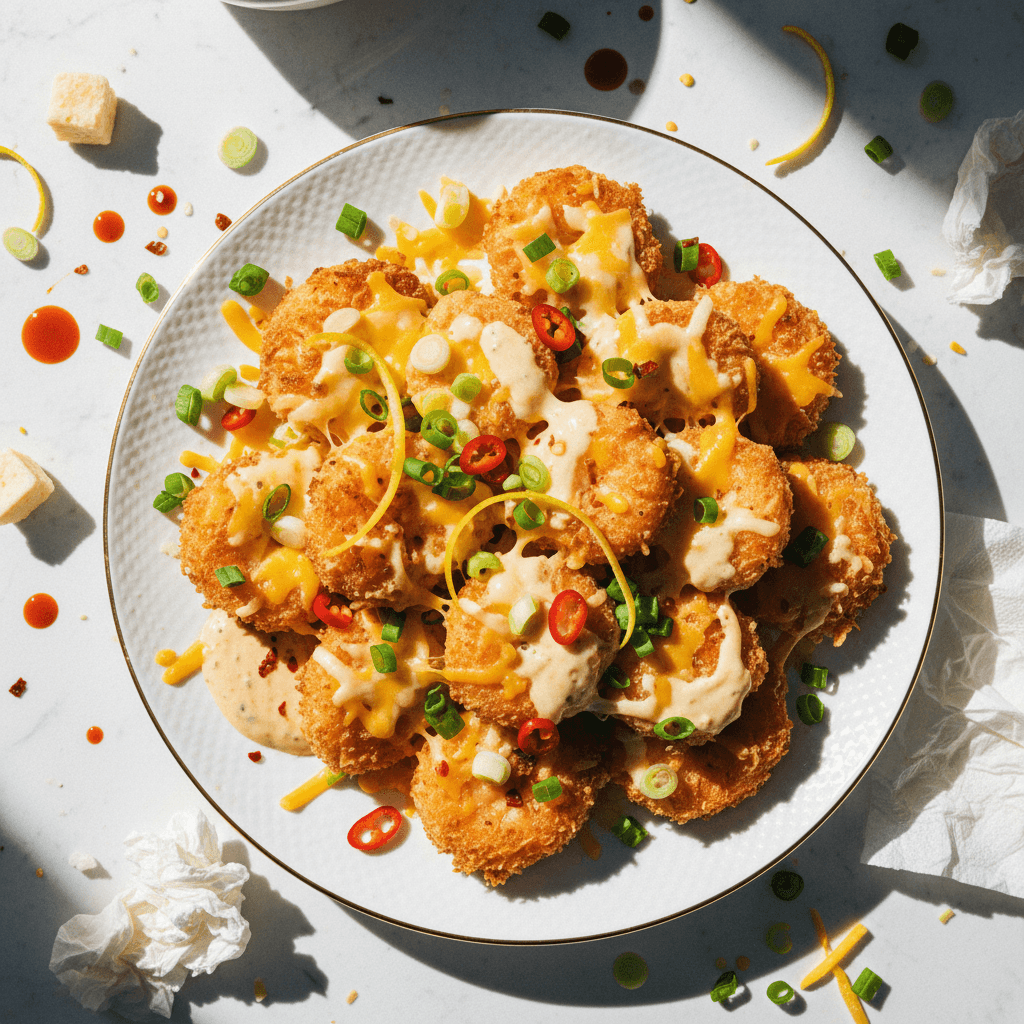 Cheesy Fried Shrimp