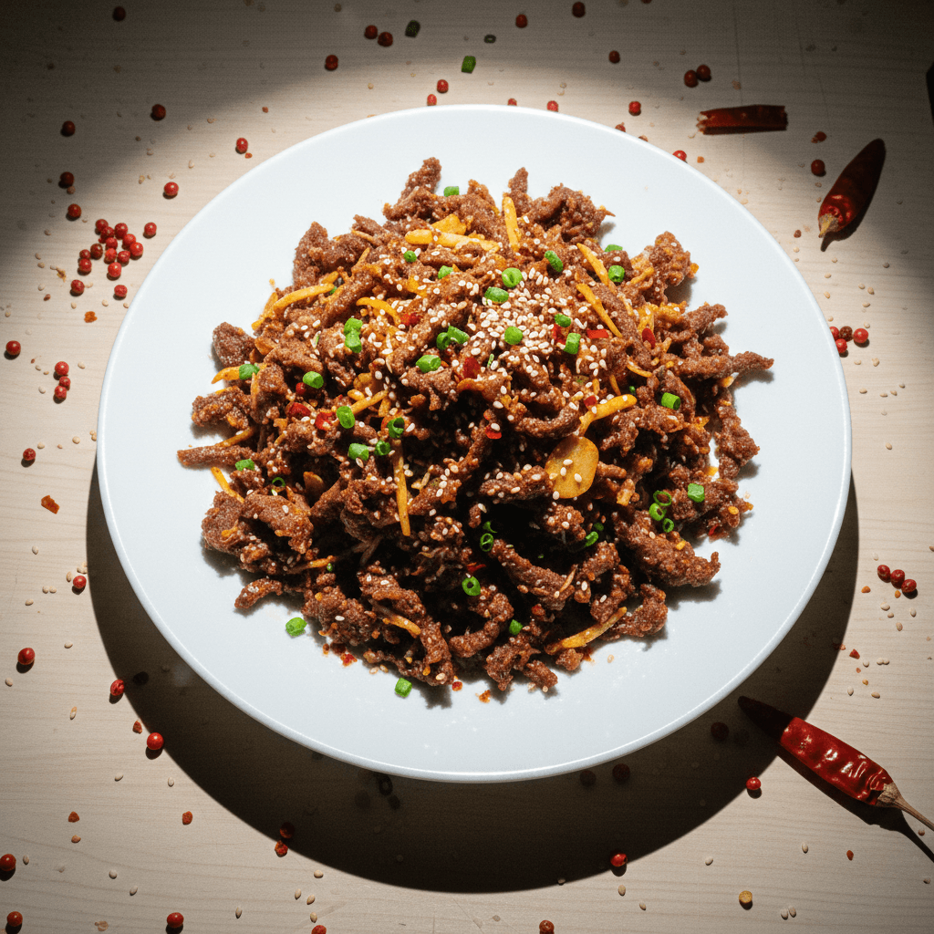 Crispy & Spicy Shredded Beef