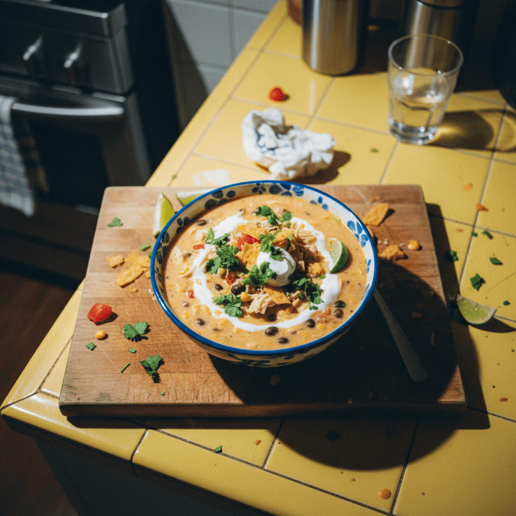 Creamy Chicken Taco Soup