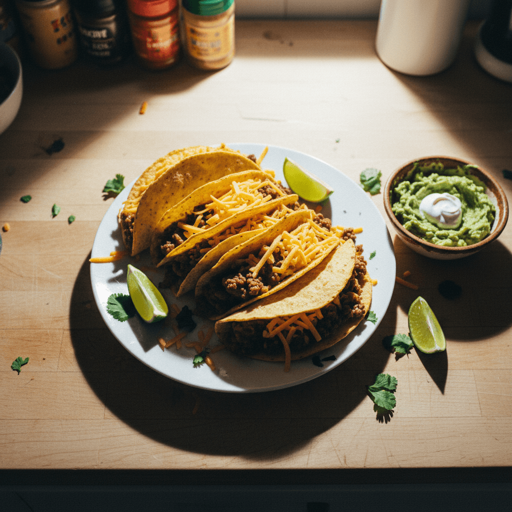 Crispy Beef Tacos