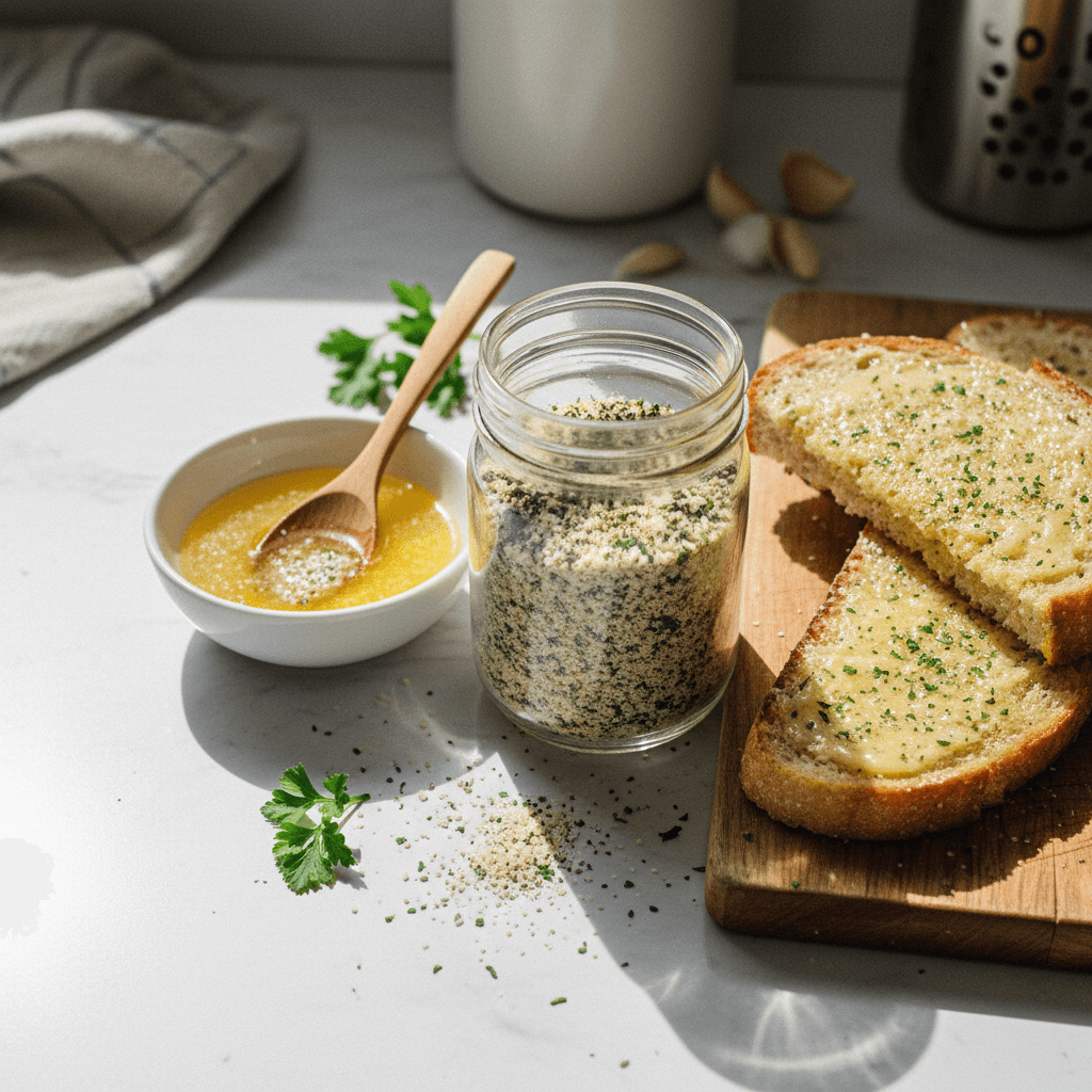 DIY Garlic Bread Seasoning Mix