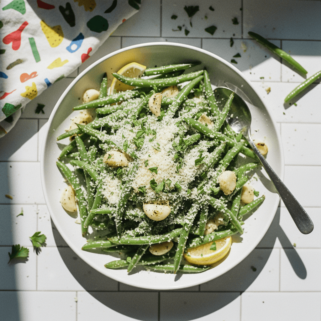 Garlic Parmesan Green Beans
