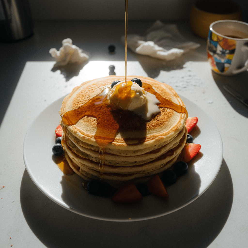 The Fluffiest Diner Style Pancakes