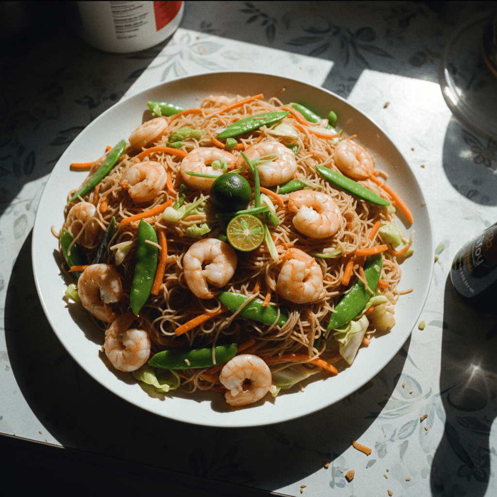 Pancit with Shrimp
