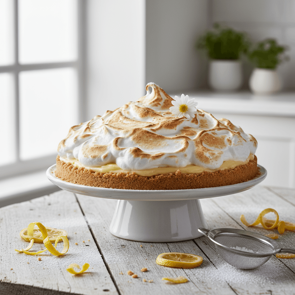 Lemon Meringue Cloud Pie