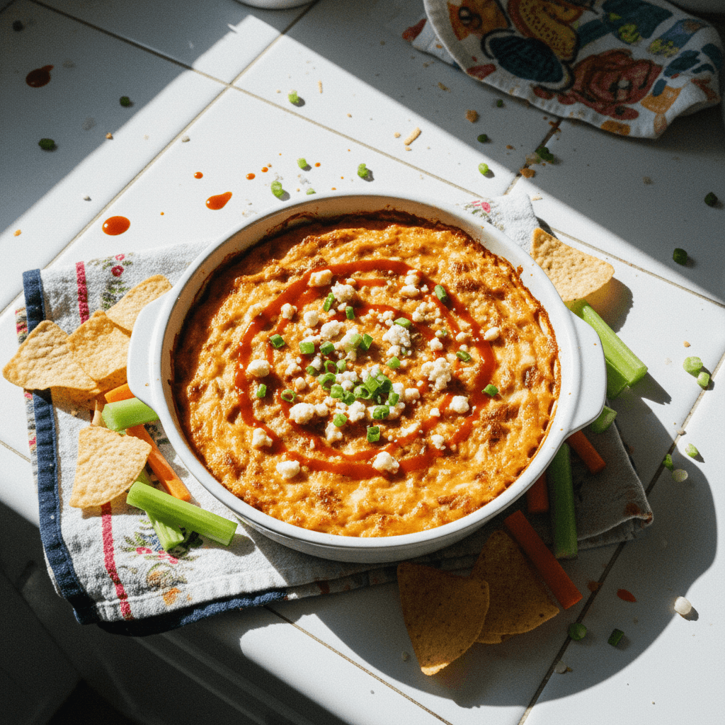 Fiery Buffalo Chicken Dip