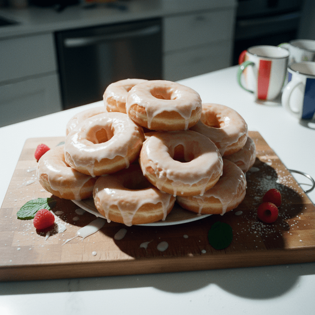 COPYCAT Krispy Kreme Glazed Donuts