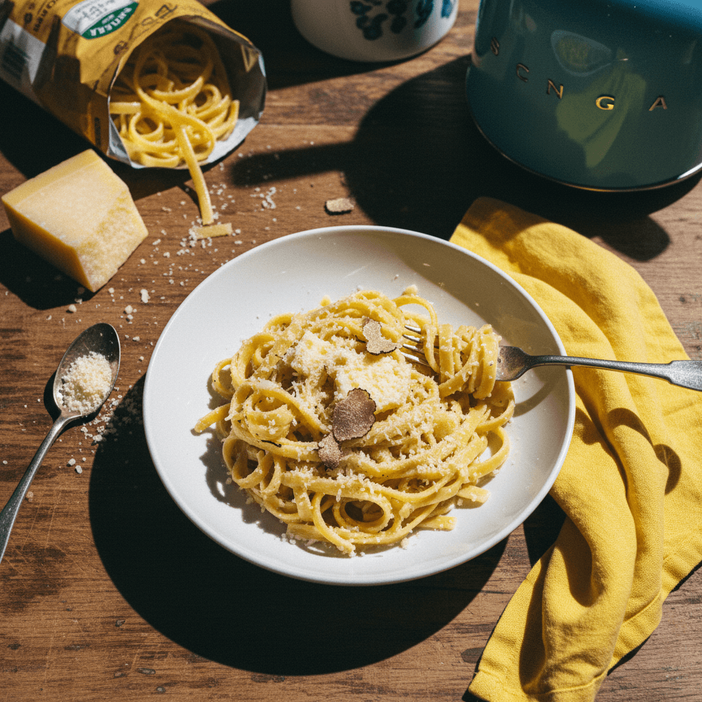 Original Fettuccine Alfredo wie in Rom