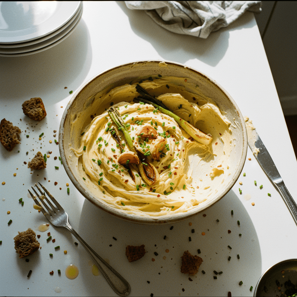 Roasted Herb Potato Whipped Butter