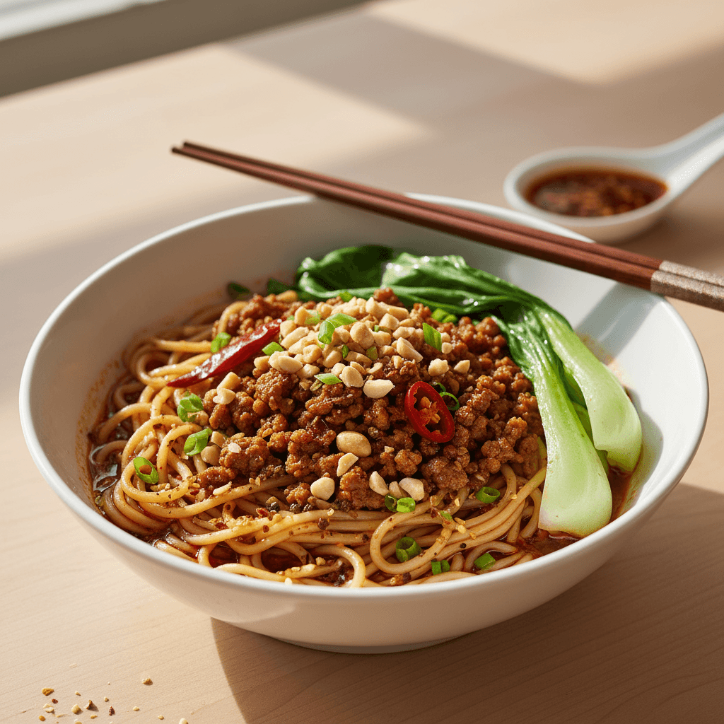 Spicy Sichuan Dan Dan Noodles