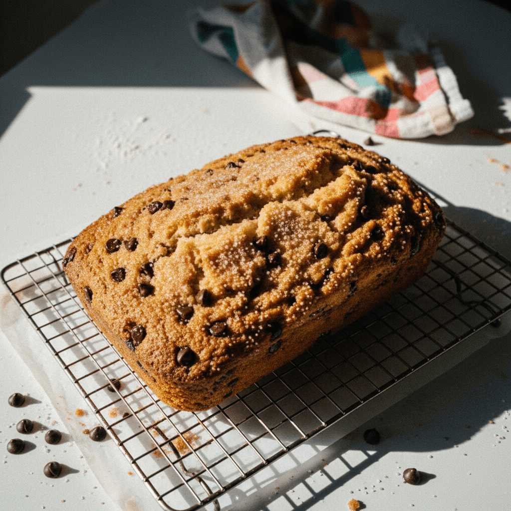 Chocolate Chip Cookie Donut Loaf