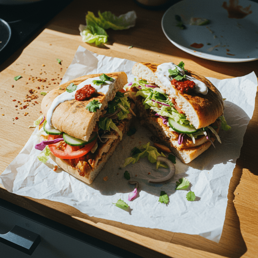 Next-Level Shawarma Sandwich