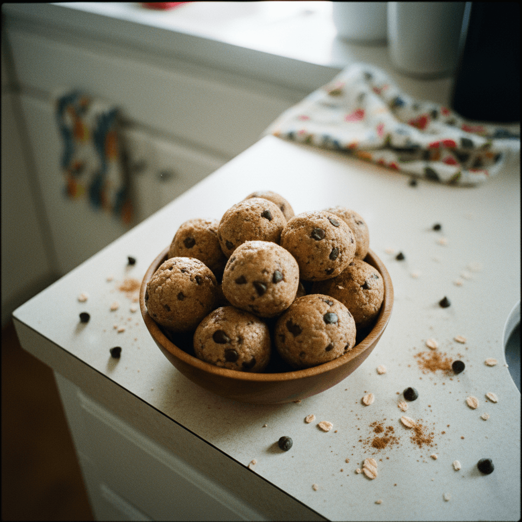 Banana Bread Protein Cookie Dough Balls