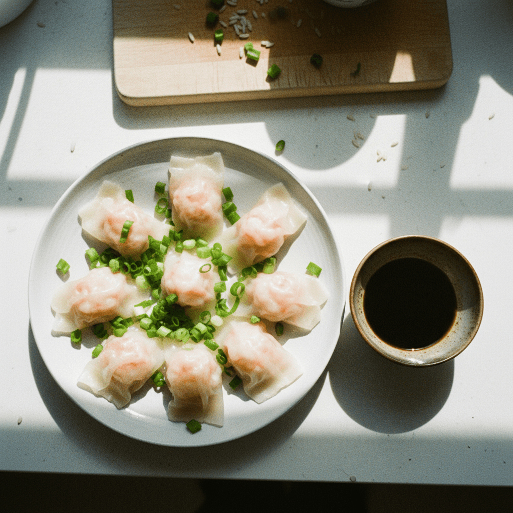 Há Cảo Tôm (Easy Shrimp Dumpling with Rice Paper)