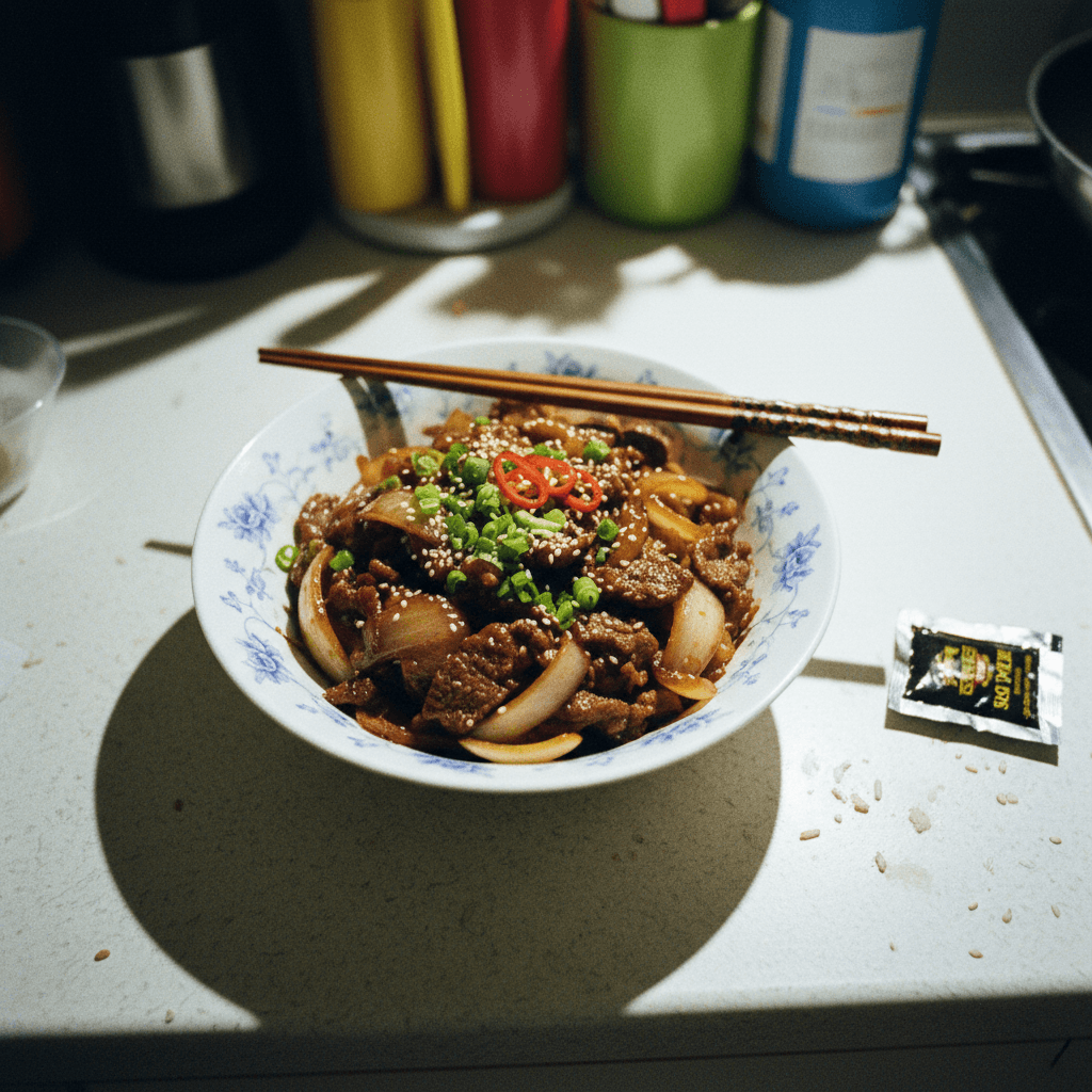 Beef and Onion Stir-fry (Takeaway Style)