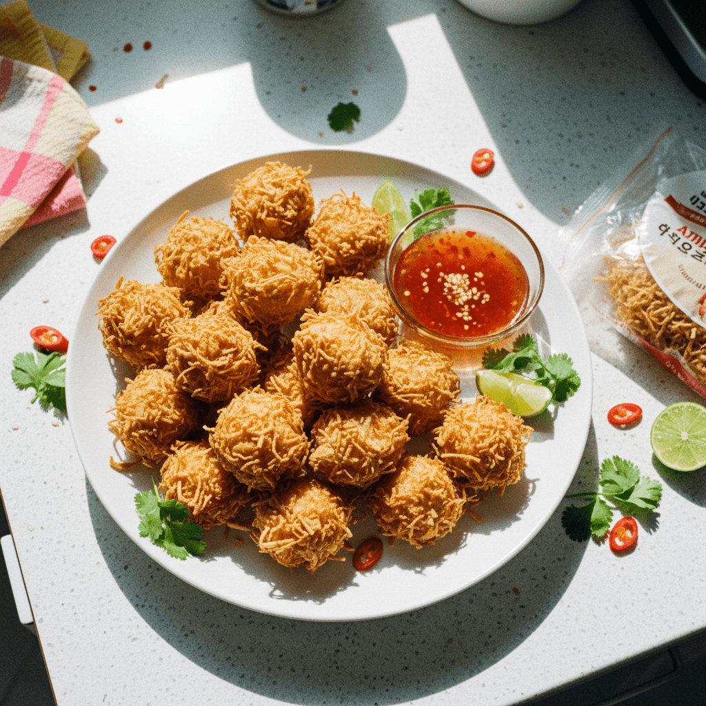 Crispy Fried Shrimp Balls