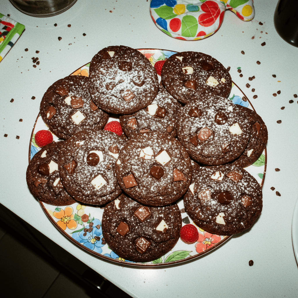 Double Chocolate Cookies