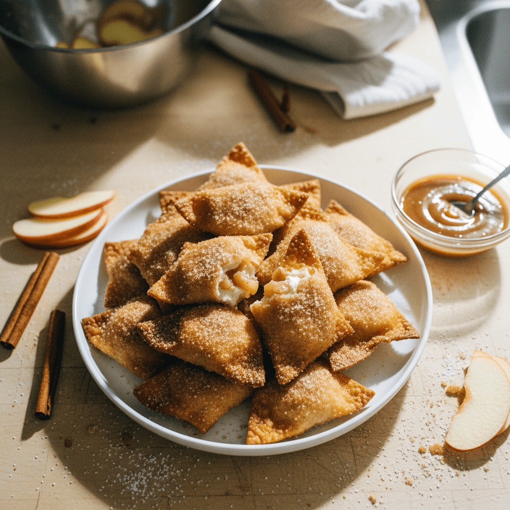 Apple Pie Rangoons