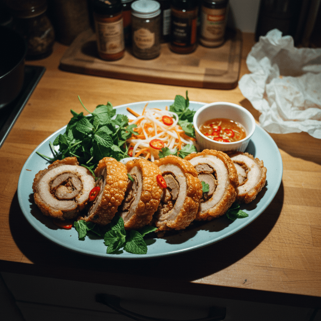 Crispy Vietnamese-Style Rolled Porchetta