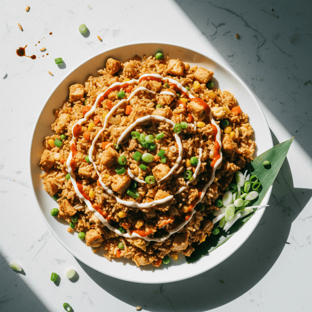 Blackstone Chicken Fried Rice