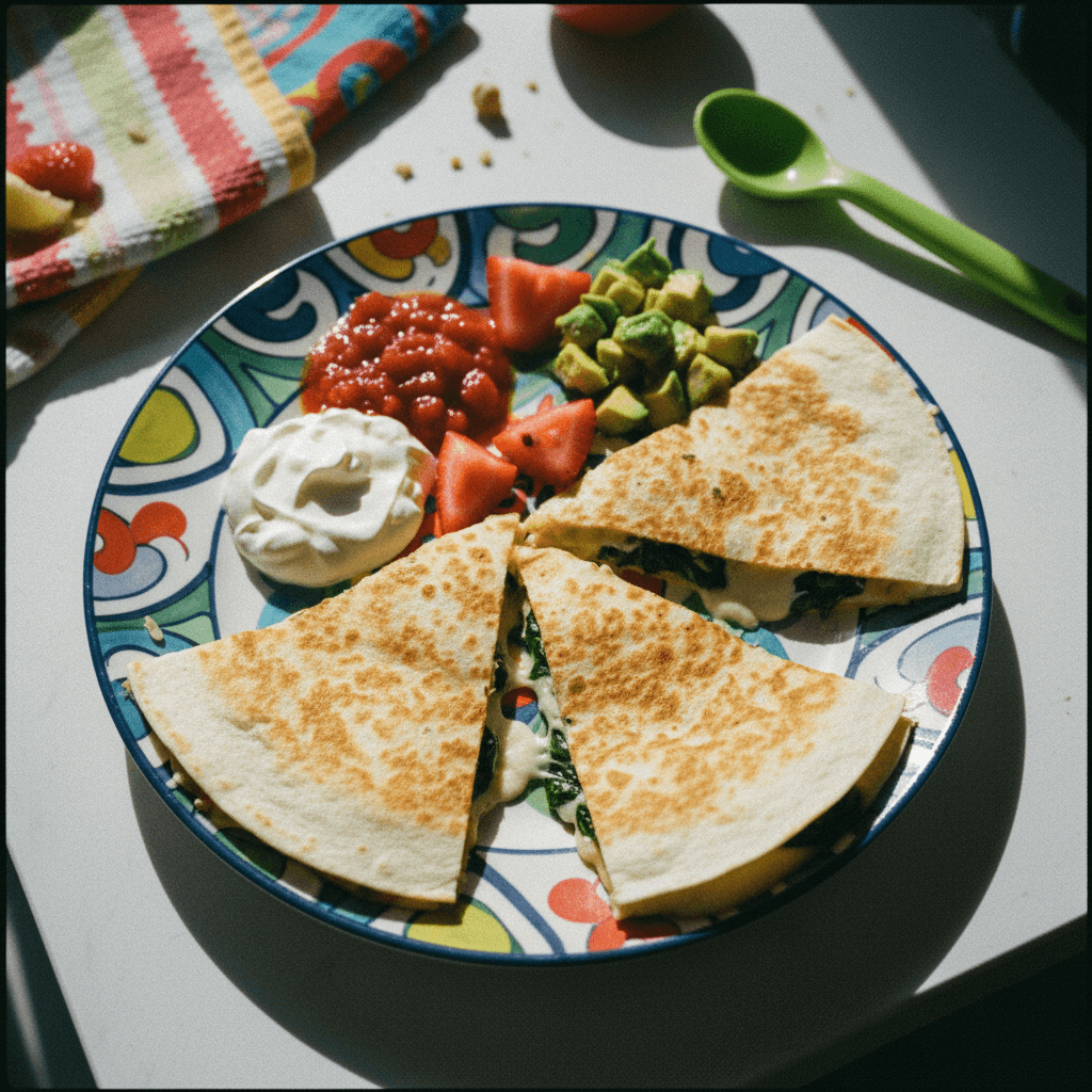 Spinach & Cheese Quesadilla