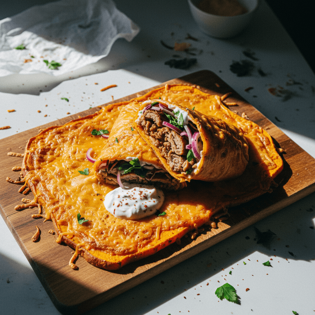 Sweet Potato Döner Wrap