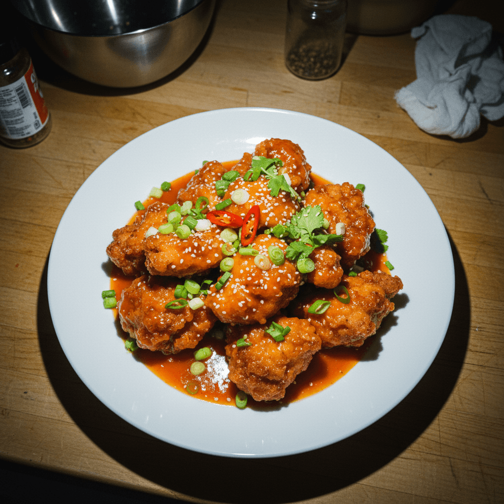 Buldak Sweet & Sour Chicken with Fried Rice
