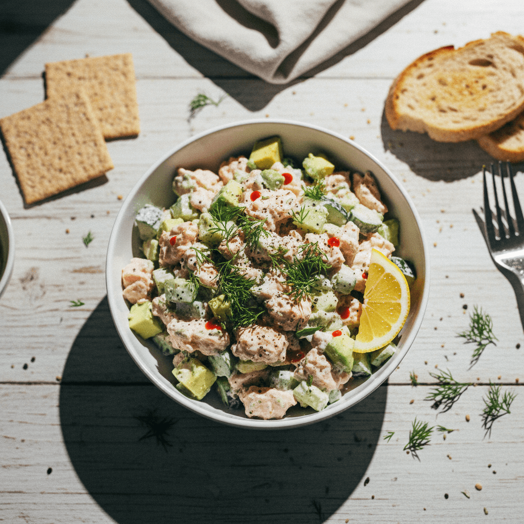 High Protein Salmon Salad