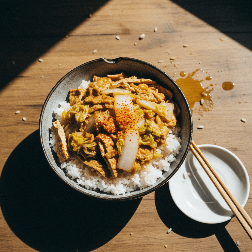 素食版吉野家的丼飯