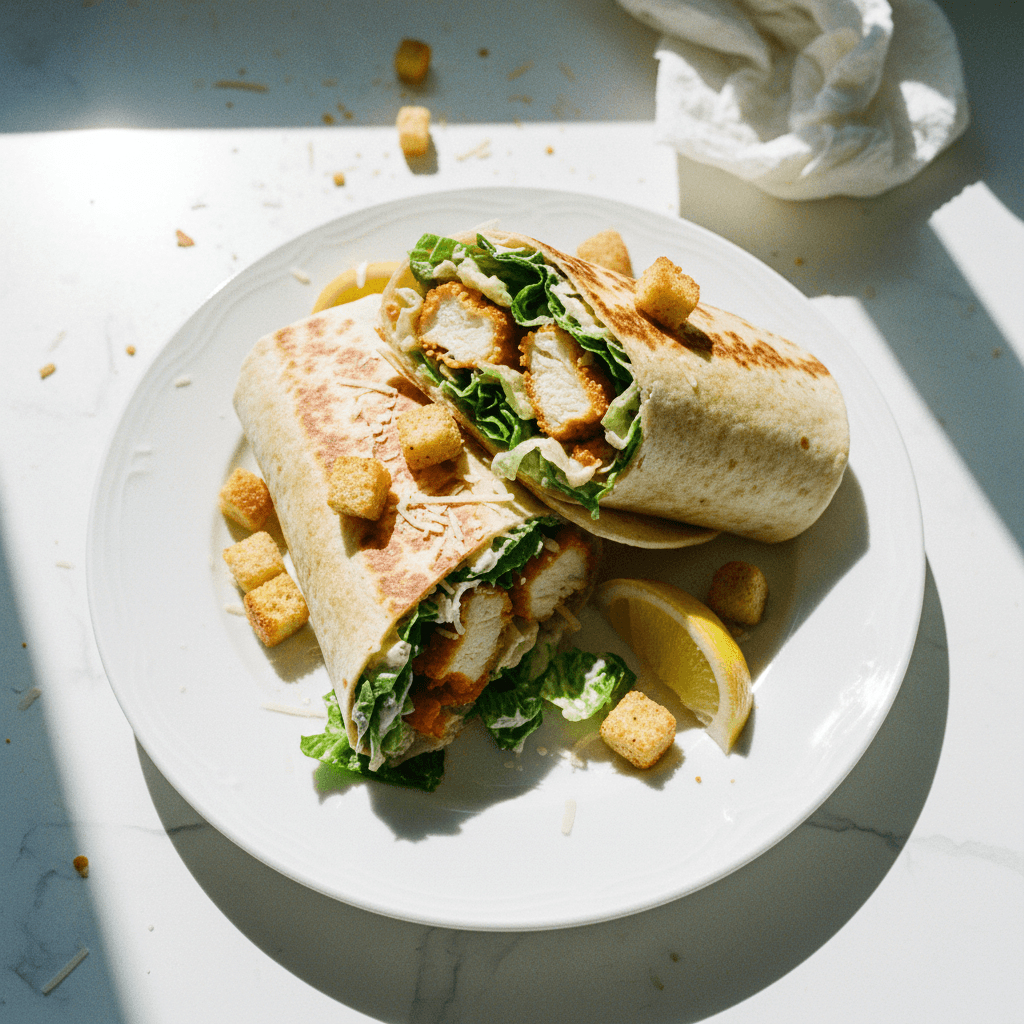 Viral Chicken Caesar Wrap