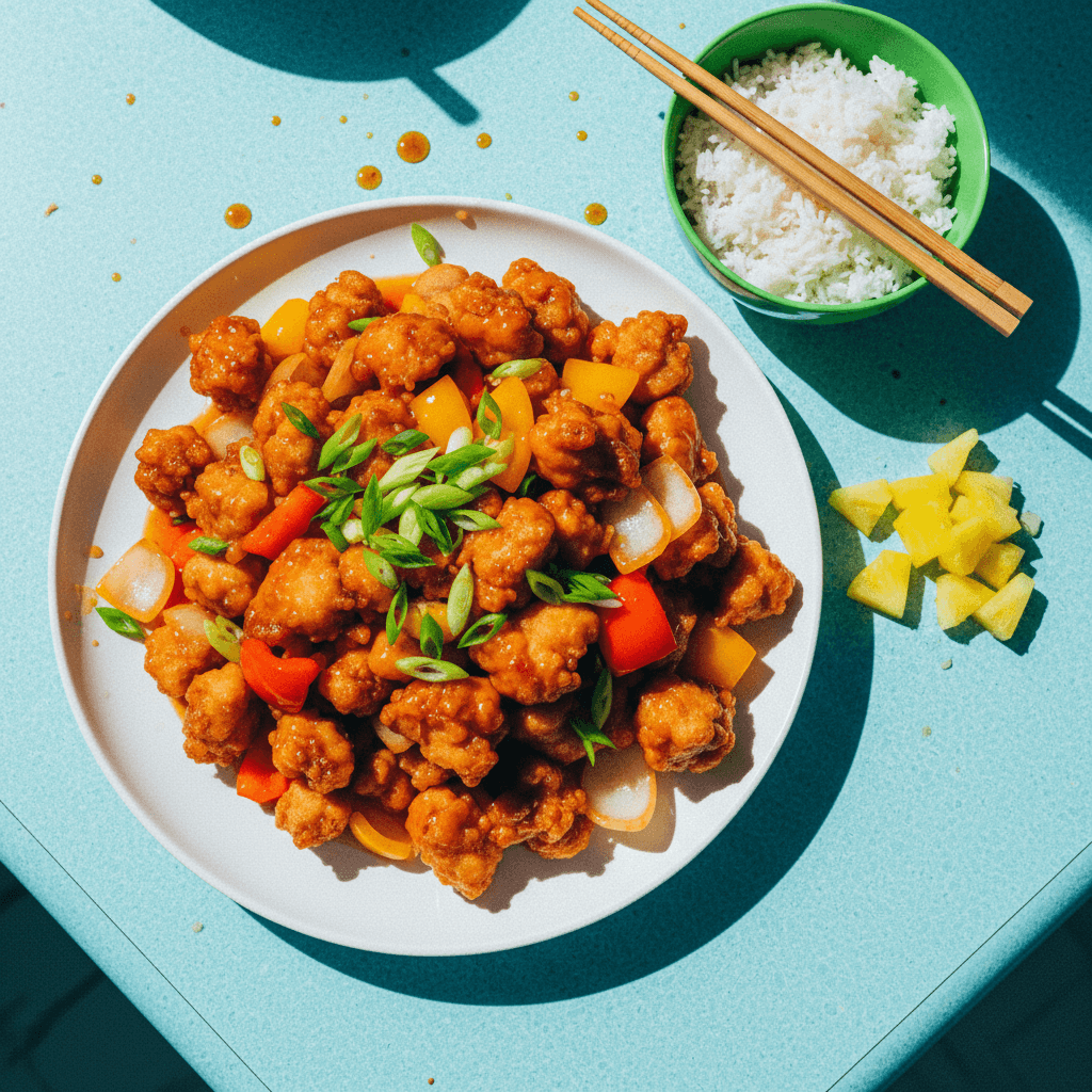 Hong Kong Style Sweet and Sour Chicken