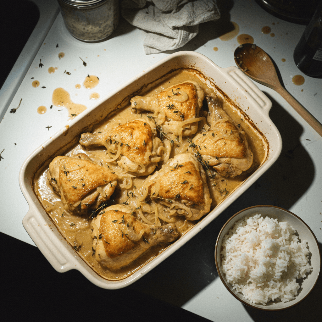 Bone Broth Smothered Chicken