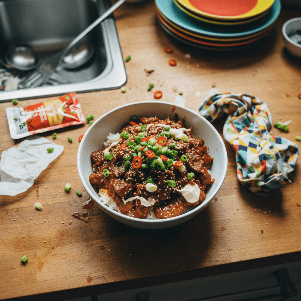 Spicy Gochujang Beef Bowl