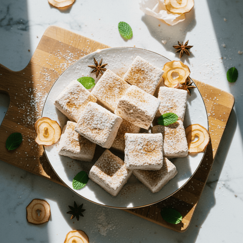 Homemade Apple Marshmallows