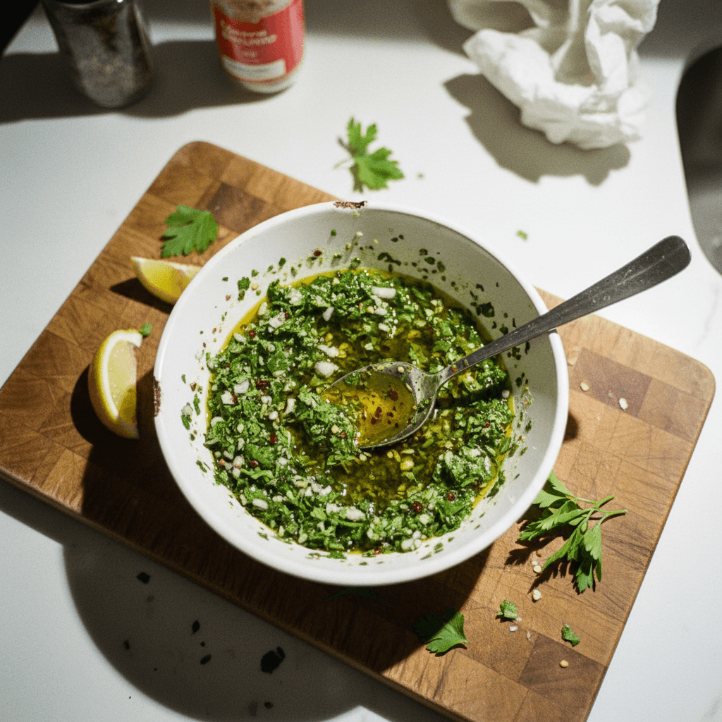 Fresh Chimichurri Sauce